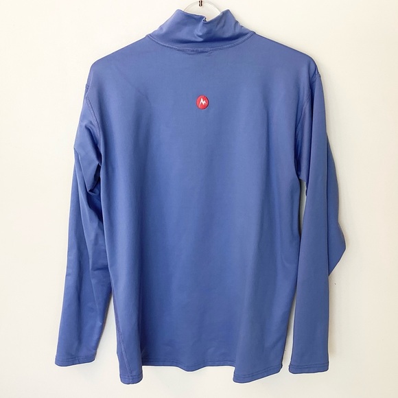 Marmot 1/2 Zip Nylon Blend Pullover - Blue - L - Picture 5 of 8